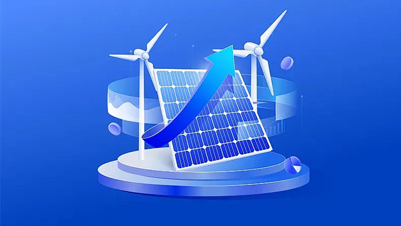 Solar -Photovoltaikpanel -Stromerzeugungseffizienz